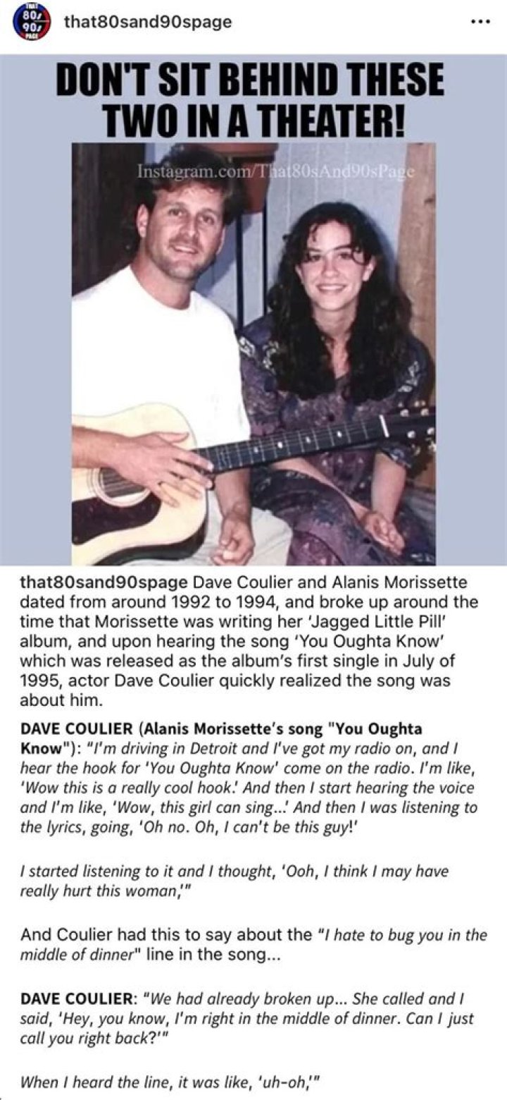 Dave Coulier and Alanis Morissette: The Untold Story of Their Relationship